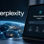 Perplexity AI conversational search platform illustrating AI-powered search, cited answers and real-time web research.